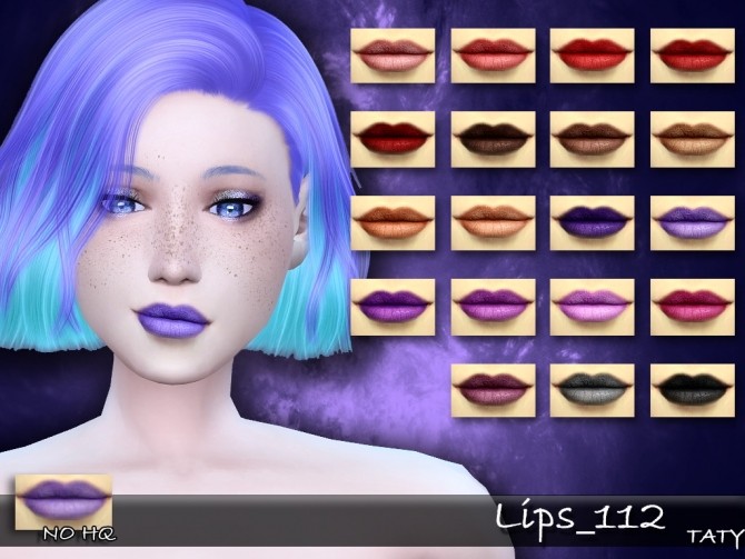 Sims 4 Lips 112 by Taty86 at SimsWorkshop