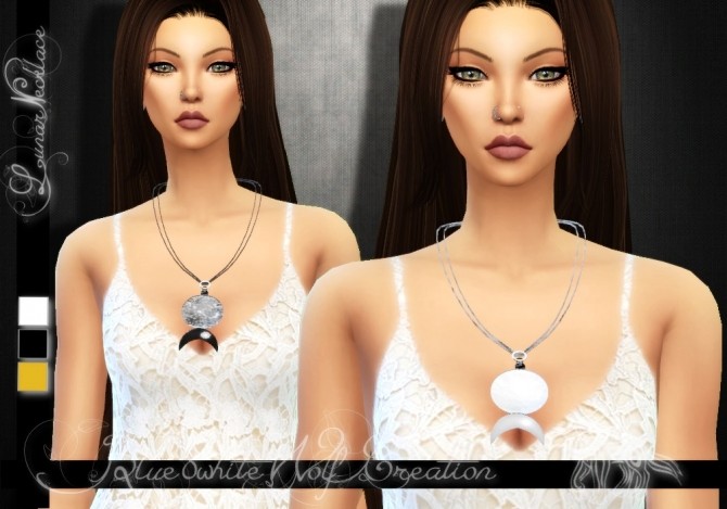 Sims 4 Lunar Necklace by Blue8white at SimsWorkshop