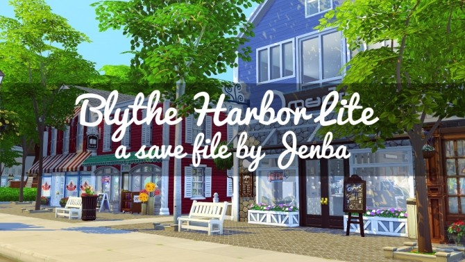 Sims 4 Blythe Harbor Lite at Jenba Sims
