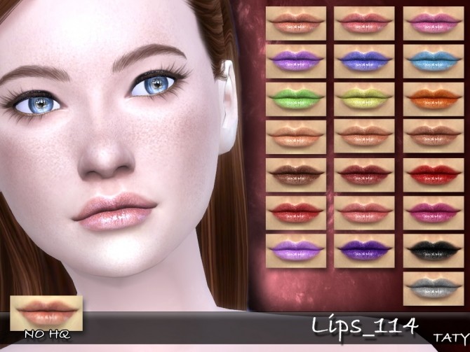 Sims 4 Lips 114 by Taty86 at SimsWorkshop