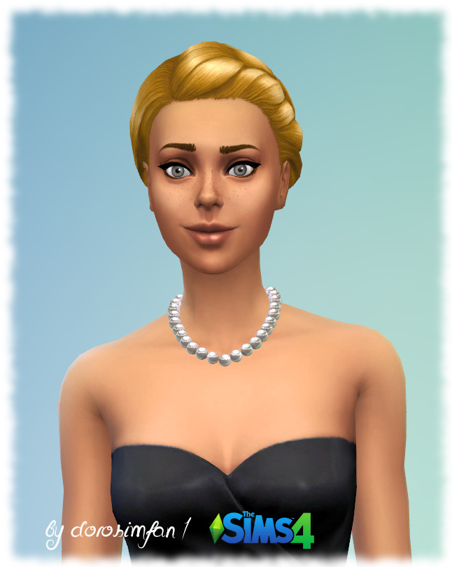 Sims 4 Perle necklace by dorosimfan1 at Sims Marktplatz