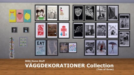 VÄGGDEKORATIONER Collection 2 of 3 by Deontai at Mod The Sims