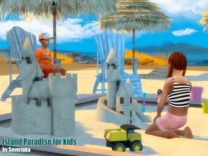 Sims 4 Island paradise for kids at Sims by Severinka