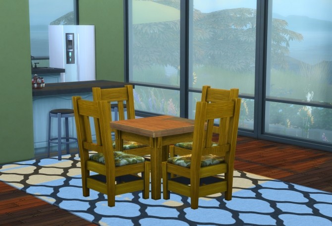 Sims 4 Base Game Mission Revamped in Wood by Icy Lava at SimsWorkshop