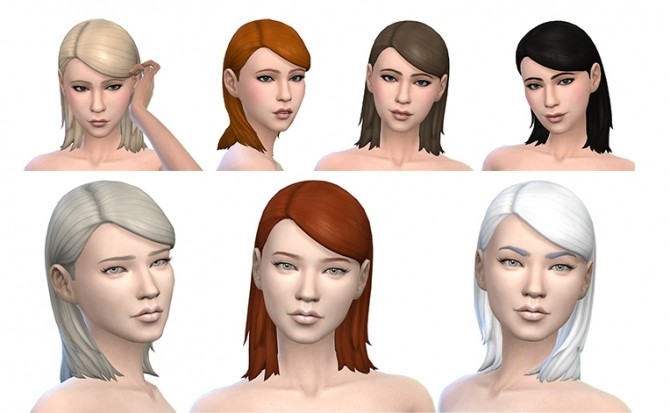 Sims 4 26 Get Together Hair Recolors by deelitefulsimmer at SimsWorkshop
