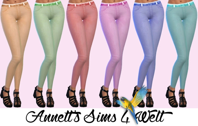 Sims 4 Jeans Leggings at Annett’s Sims 4 Welt
