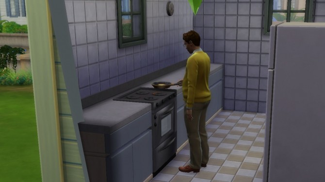 Sims 4 Functional in counter Stove Cookin U by necrodog at Mod The Sims