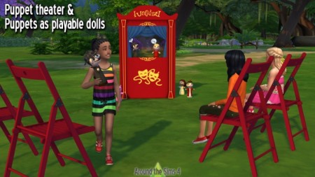 Puppet Theater & Puppet dolls at Around the Sims 4
