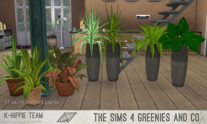 Sims 4 K Elegant Plants 4x3 sets at K hippie