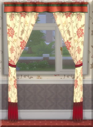 Sims 4 Luxury Cotton Curtains at SimLifeCC