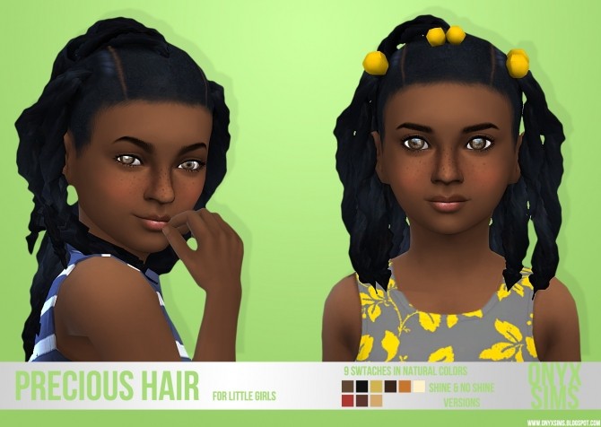 Sims 4 Precious Ponytails Hair at Onyx Sims