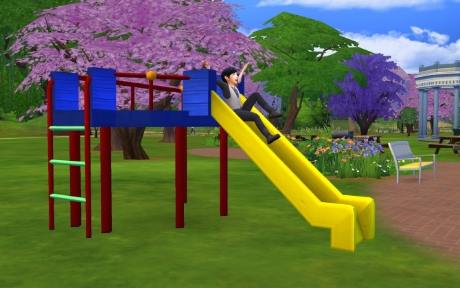 Sims 4 All Day Fun Slide by G1G2 at SimsWorkshop