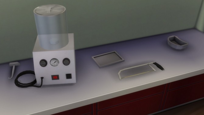 Sims 4 Embalming and autopsy instruments by necrodog at Mod The Sims
