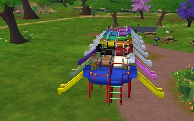 Sims 4 All Day Fun Slide by G1G2 at SimsWorkshop