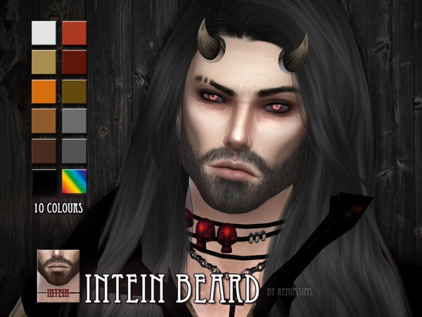 Sims 4 Intein Beard by RemusSirion at TSR