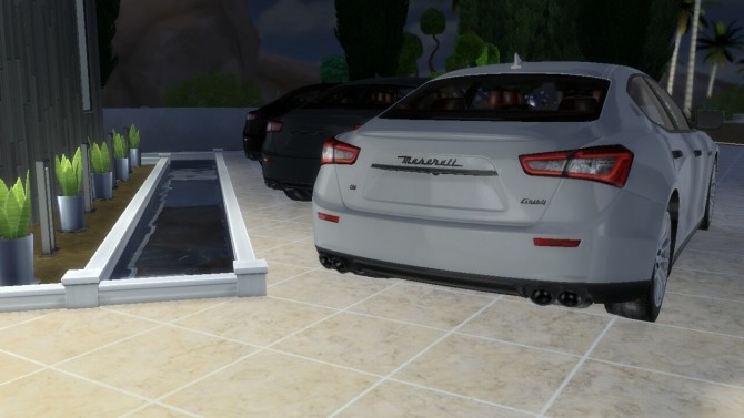 Sims 4 Maserati Ghibli Q4 at LorySims