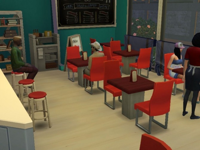 Sims 4 Lukes restaurant NO CC by Elby94 at Mod The Sims