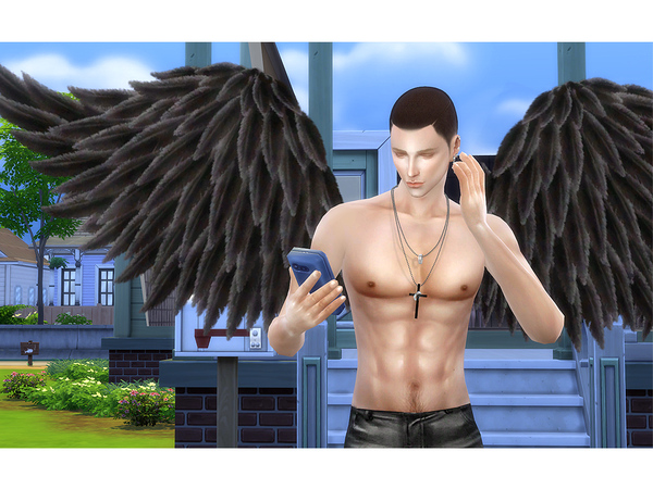 Sims 4 Angel wings 01 by S Club LL at TSR