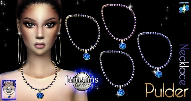 Sims 4 Pulder necklace at Jomsims Creations