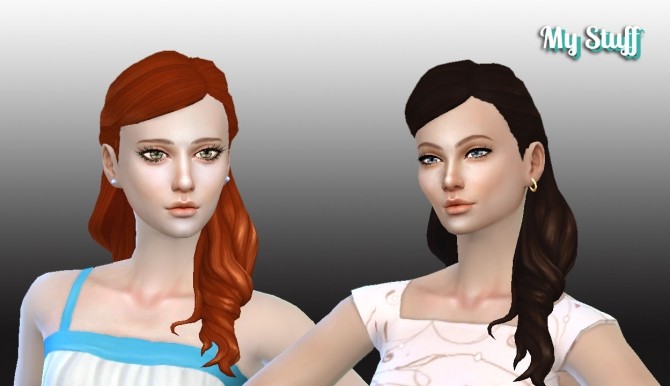Sims 4 Sofia Hairstyle by Kiara Zurk at My Stuff