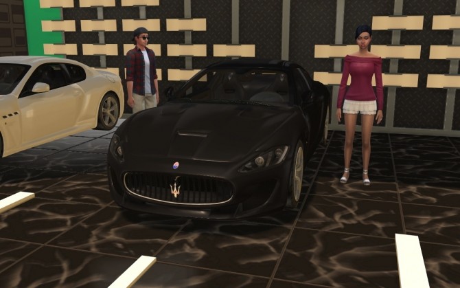 Sims 4 Maserati GranTurismo at LorySims
