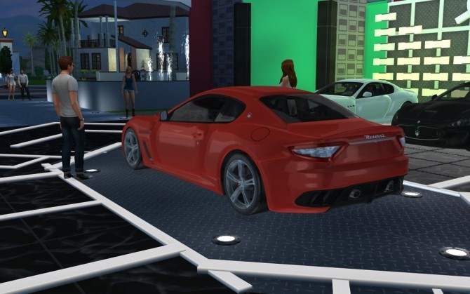 Sims 4 Maserati GranTurismo at LorySims