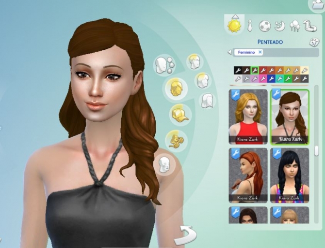 Sofia Hairstyle by Kiara Zurk at My Stuff » Sims 4 Updates