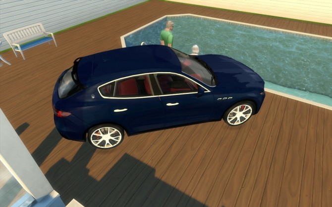 Sims 4 Maserati Levante at LorySims