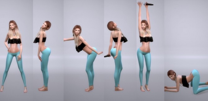 Sims 4 Model Set 10 CAS & Pose Pack version at ConceptDesign97