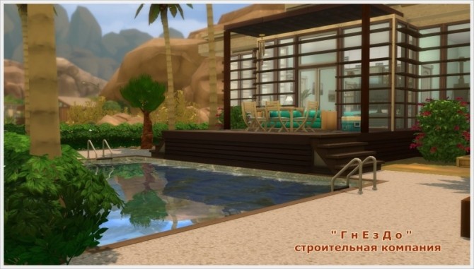 Sims 4 Malibu house at Sims by Mulena