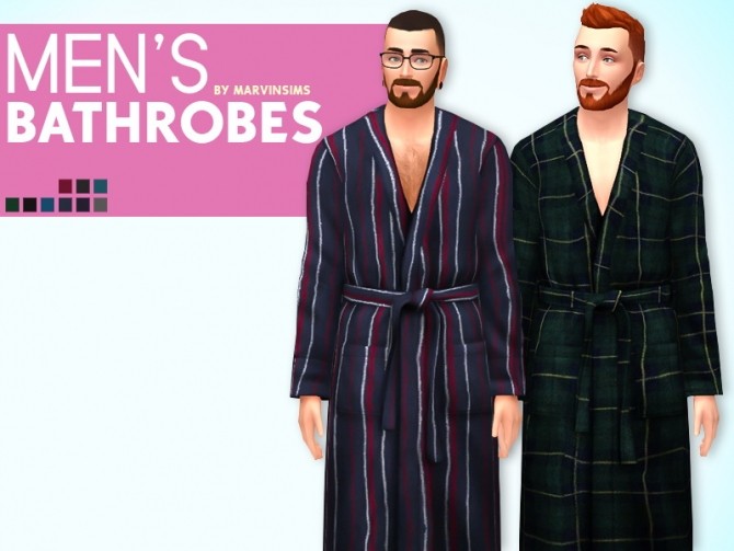 Sims 4 Men’s Bathrobes at Marvin Sims