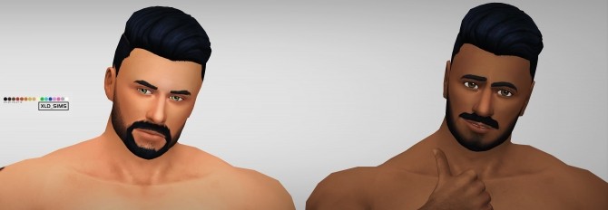 Sims 4 The Douchebag hair for male by Xld Sims at SimsWorkshop