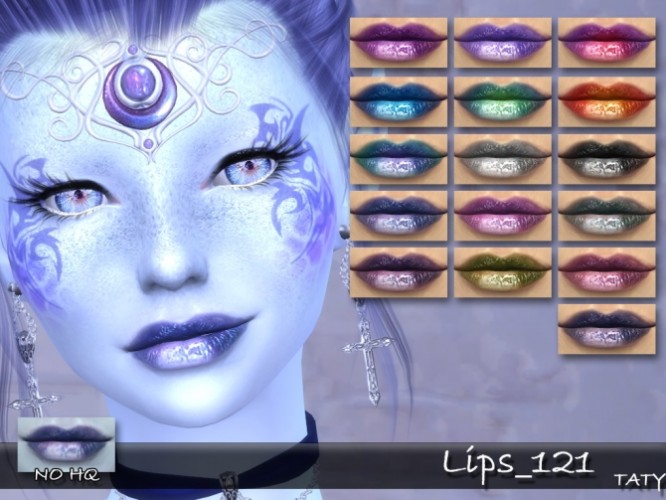 Lips 121 by Taty86 at SimsWorkshop » Sims 4 Updates