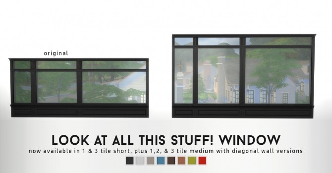 Sims 4 GTW Window Addons at Simsational Designs