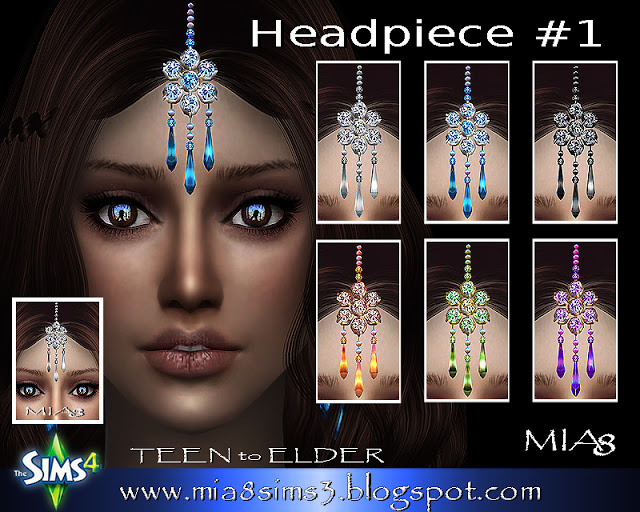 Sims 4 Headpiece #1 at MIA8