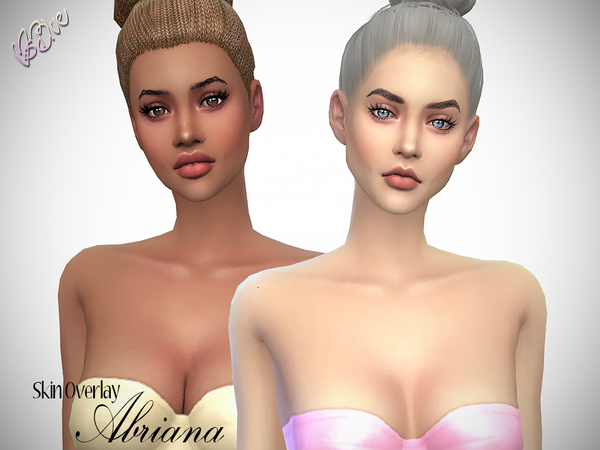 Sims 4 Abriana Skin by Ms Blue at TSR