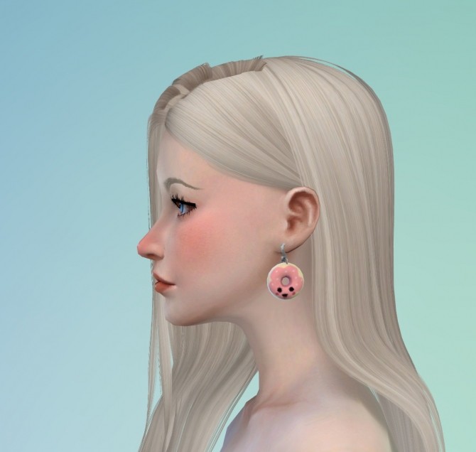 Sims 4 Donut Earrings at Darkiie Sims4