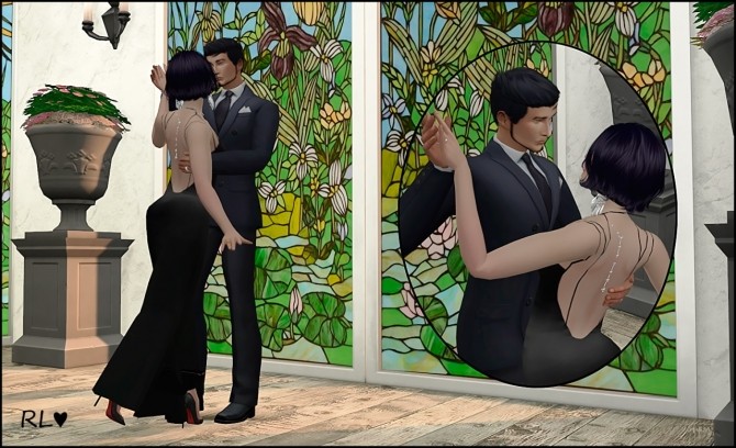 Sims 4 Waltz dance poses at Rethdis love