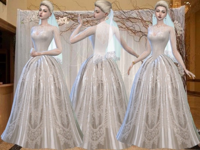 Sims 4 Wedding dress at Trudie55