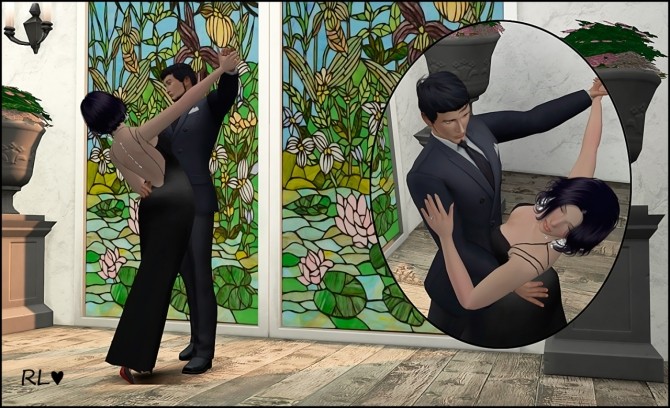 Sims 4 Waltz dance poses at Rethdis love
