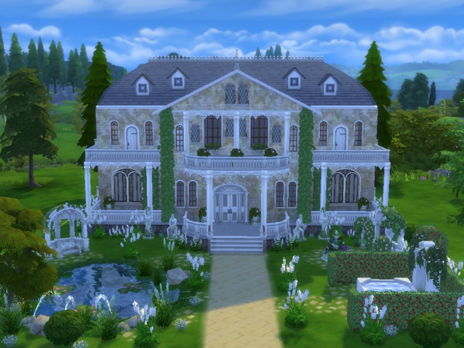 Luxury Mansion NO CC at Tatyana Name » Sims 4 Updates