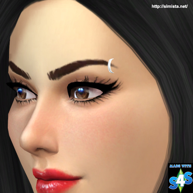 Sims 4 EyeBrow Piercing at Simista