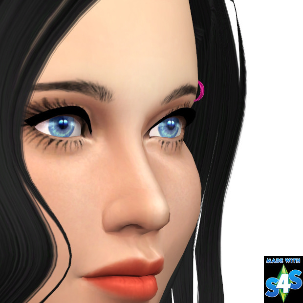 Sims 4 EyeBrow Piercing at Simista
