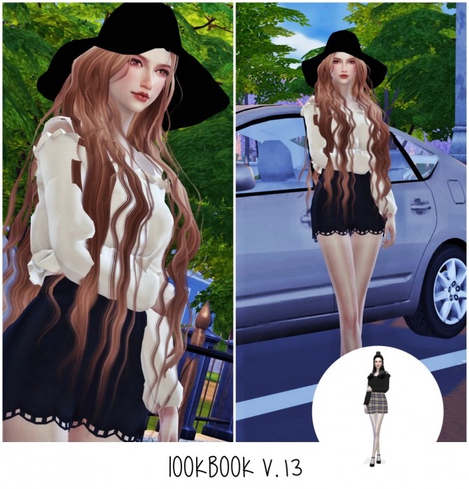 Sims 4 LOOKBOOK V.13 14 poses + 1 All in One at Flower Chamber