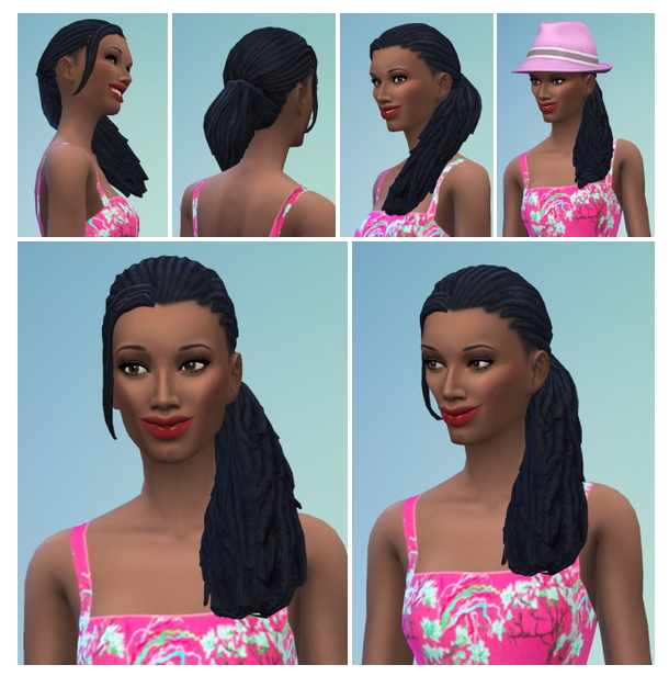 Sims 4 Dreads by Side at Birksches Sims Blog