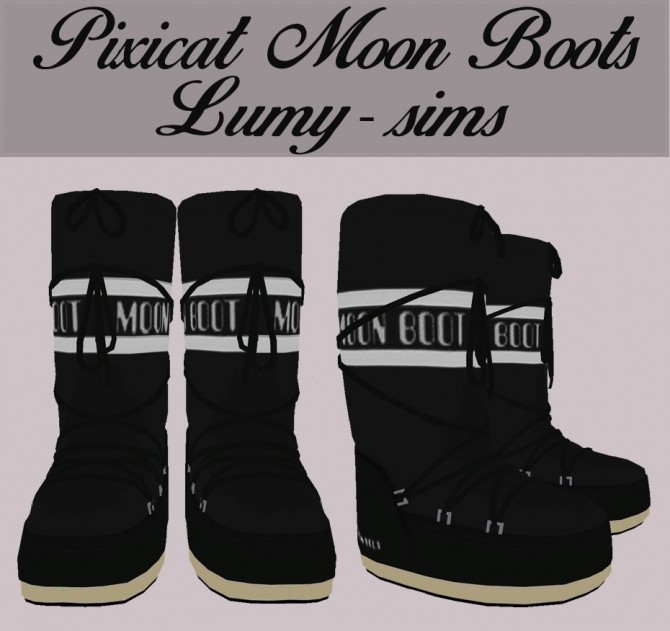 Sims 4 Pixicat Moon Boots at Lumy Sims