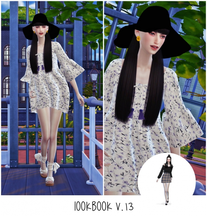 LOOKBOOK V.13 14 poses + 1 All in One at Flower Chamber » Sims 4 Updates