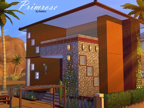 Sims 4 Primrose house by AvenicciX at TSR