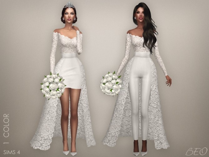 Sims 4 LORENA WEDDING COLLECTION at BEO Creations