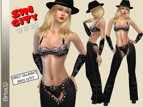 Sims 4 Nancys dance outfit 2 by Birba32 at TSR
